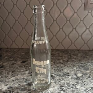 Vintage Oregon city beverage collectible bottle Beverage Bottle